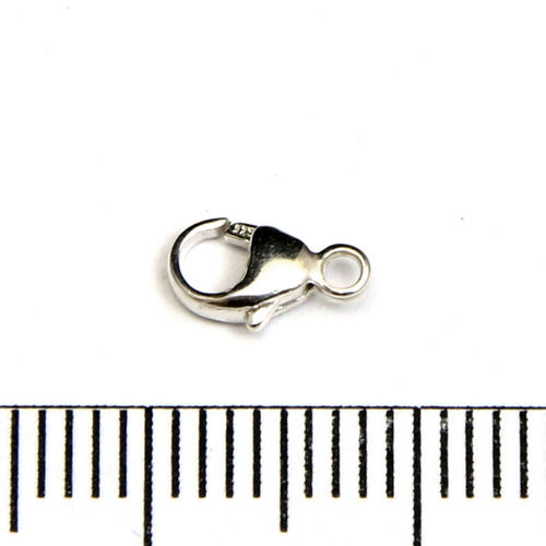 Karbinhake oval 8 mm sterling silver