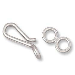 Haklås med ögla 13 mm sterling silver