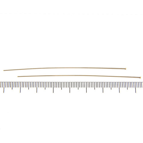 Utgående vara: Hattpinnar 76 mm x 0,5 mm gold filled