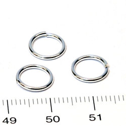 Öppen motring 9 mm 1,0 mm sterling silver