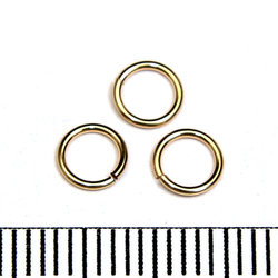 Öppen motring 5 mm 0,64 mm gold filled