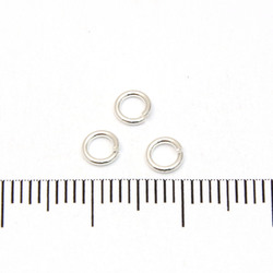 Öppen motring 4,3 mm 0,76 mm sterling silver