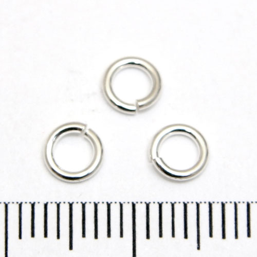 Öppen motring 4,8 mm 0,89 mm sterling silver