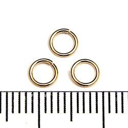 Öppen motring 4,5 mm 0,64 mm gold filled