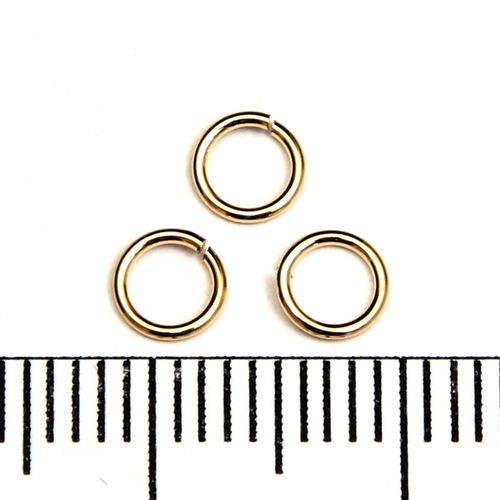 Öppen motring 4,5 mm 0,64 mm gold filled