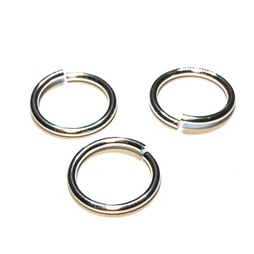 Öppen motring 10 mm 1,0 mm sterling silver