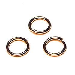 Öppen motring 5 mm 0,64 mm rose gold filled