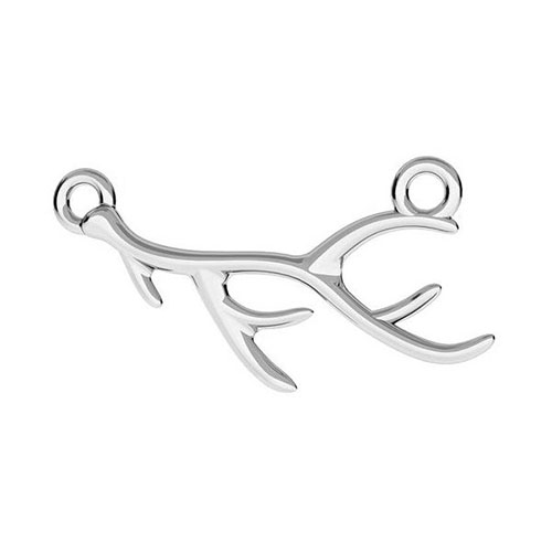 Utgående vara: Länk horn 13 x 27 mm sterling silver 	