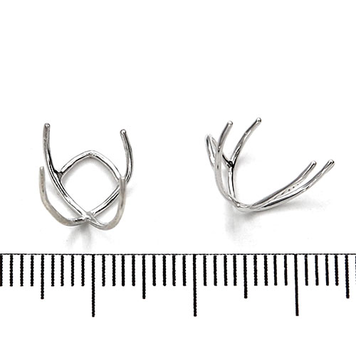 Hänge med kloinfattning för oregelbundna stenar sterling silver