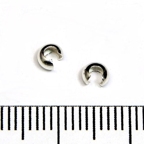 Klämpärlegömma 3 mm sterling silver