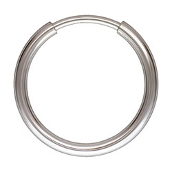 Creoler 1,25 mm tjocklek 12 mm diameter sterling silver
