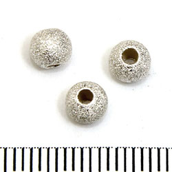 Glitterpärla 5 mm sterling silver