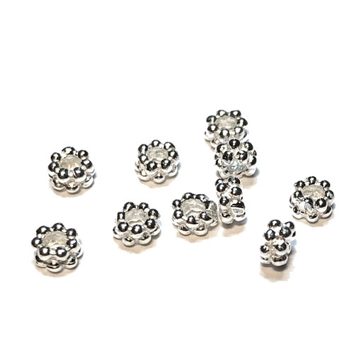  Dubbel daisy 2,5 mm sterling silver