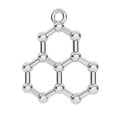 Berlock molekyl iskristall sterling silver - Utgående vara