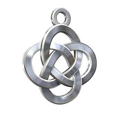 Berlock keltisk knut 12 mm sterling silver