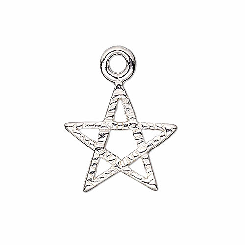 Berlock stjärna 10 mm sterling silver - Utgående vara