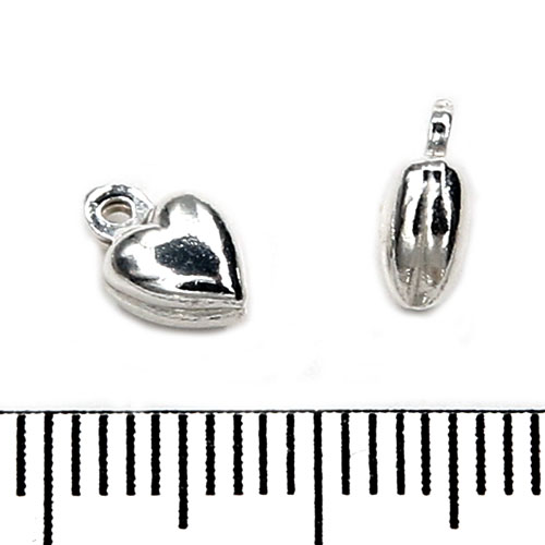 Berlock hjärta 5 mm sterling silver