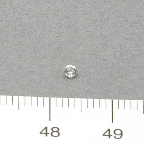 Cubic zircon rund vit 2 mm