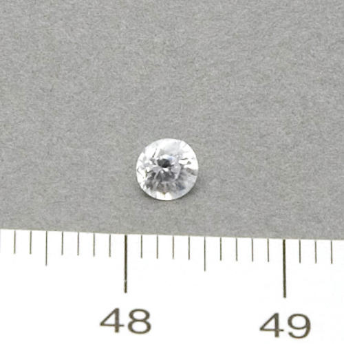 Cubic zircon rund vit 4 mm