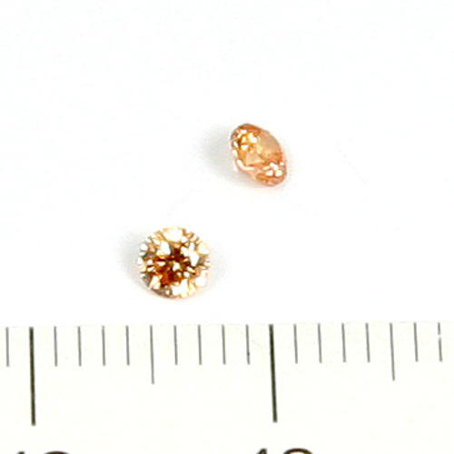 Cubic zircon rund champagne 3 mm