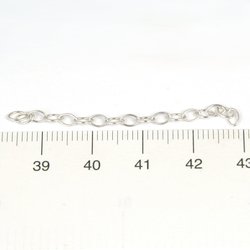 Förlängningskedja 5 cm av 2,5 mm ankarkedja sterling silver
