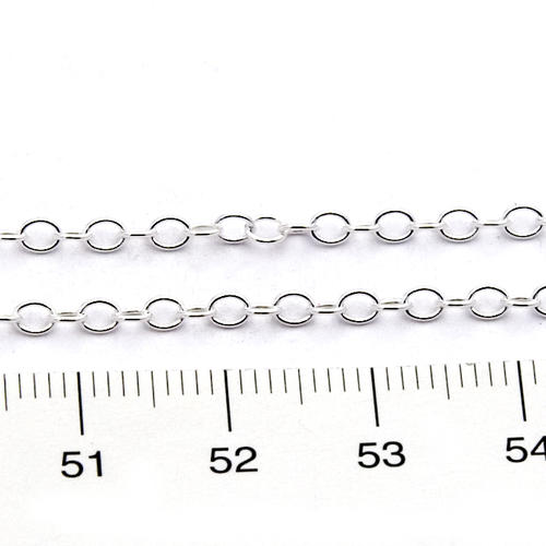 Ankarkedja 2,5 x 3 mm på löpmeter sterling silver