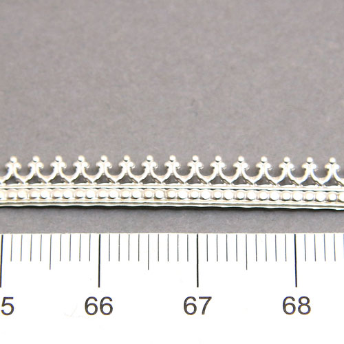 Mönstrad silversarg kronmönster 5,2 mm sterling silver