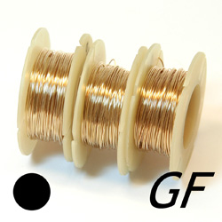 Metalltråd goldfilled 0,4 mm mjuk 
